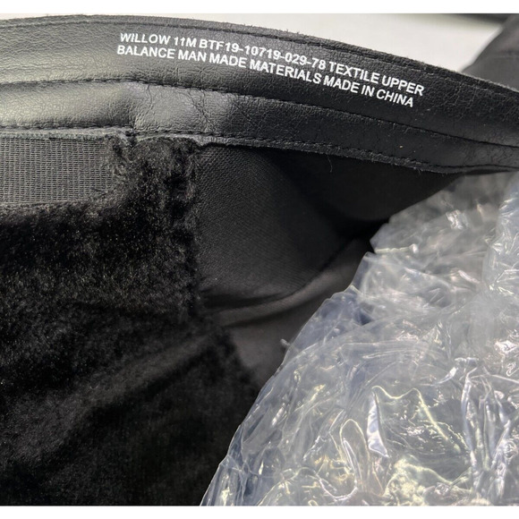 BARETRAPS Womens Willow Black Heeled Riding Boots Round Toe Stacked Heel 11M - Picture 9 of 9